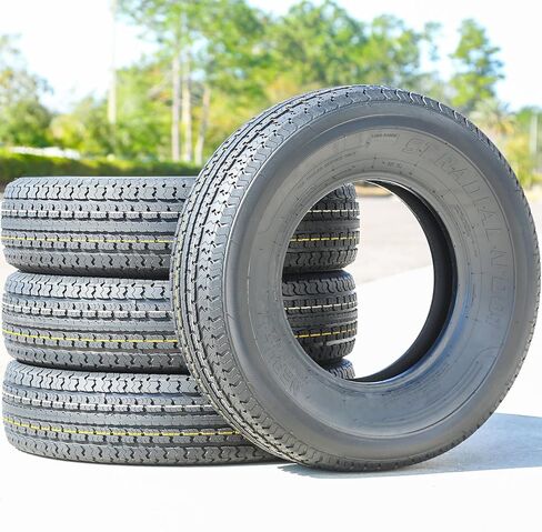 Set of 2 (TWO) Nebula ST Radial N' 001 Semi-Steel Semi-Steel Radial Tires-ST205/75R15 205/75/15 205/75-15 111/106L Load Range E LRE 10-Ply (Thailand) BSW Black Side Wall in Kuwait