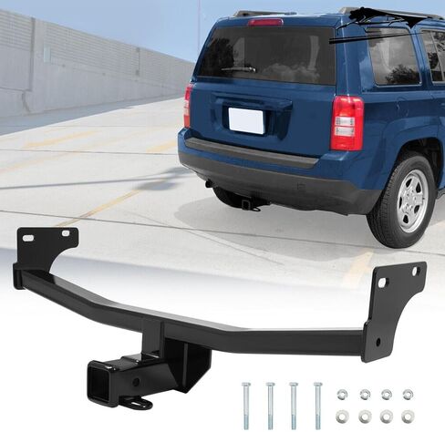 Class-3 Trailer Hitch Receiver Rear Bumper Towing 2" Fit for J p Compass Patriot 2007-2010 in Saudi Arabia