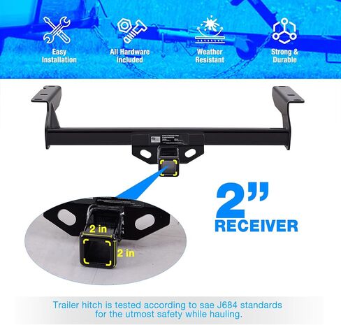 وصلة مقطورة من الفئة 3 مقاس 2 بوصة مناسبة لسيارة Ford Escape وLincoln Corsair 2020-2026 in Kuwait