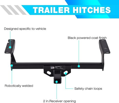 وصلة مقطورة من الفئة 3 مقاس 2 بوصة مناسبة لسيارة Ford Escape وLincoln Corsair 2020-2026 in Kuwait