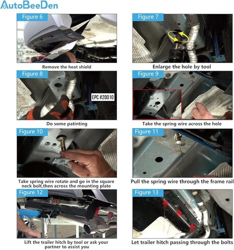 Class 3 Trailer Hitch, 2-Inch Receiver, Compatible with Ford Escape and Lincoln Corsair 2020-2025, Both excluding PHEV. Bright Black Color Tow Hitch in Kuwait