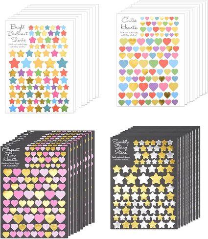 Teacher Essentials, Teacher Supplies，Reward Stickers,6600Pcs Teacher Stickers,Star Stickers,School Stickers，Classroom Rewards in Saudi Arabia