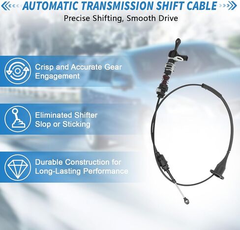 Automatic Transmission Shift Cable for Dodge Durango Dakota 2002-2003 Models 52110004AJ Direct Replacement OEM Fit Durable Construction in Saudi Arabia