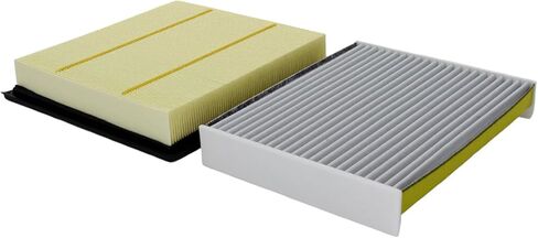 Engine Air Filter and Cabin Air Filter Set Compatible with Ford Lincoln Models 2015-2025 F-150 2.7L 3.0L 3.3L 3.5L 5.0L,18-24 Expedition, 2018-2024 Navigator OE Replace 7C3Z9601A CA10262 & FL3Z19N619A in Saudi Arabia