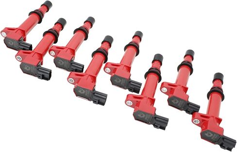 DRAGON FIRE PERFORMANCE 8pc Ignition Coil Pack Power Pack Kit Compatible With Dodge Jeep Dakota RAM Durango Commander Cherokee Liberty Raider 4.7L V8 UF399 UF297 UF270 Oem Fit C270-DFx8 in Saudi Arabia
