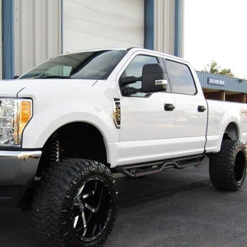 Vijay Crew Cab 4 Full Size Doors Side Step Bars Running Boards Fits 2015-2025 Ford F150 and 2017-2025 Ford F250 F350 (Style C) in Kuwait