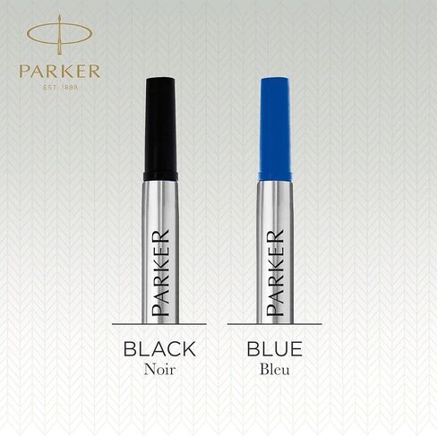 Parker QUINK Rollerball Pen Ink Refill, Medium, Blue in Saudi Arabia