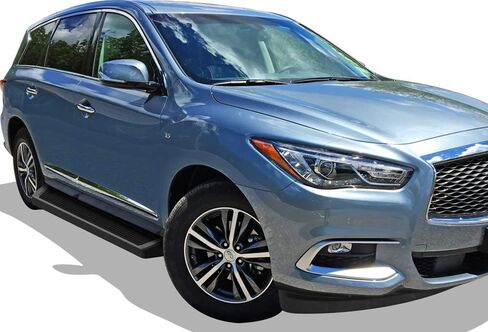 Tuxtreme Black Running Boards Style Compatible with Nissan Pathfinder 2013-2021 (Exclude Platinum) & Infiniti QX60 2013-2016 (Nerf Bars Side Steps Side Bars) in Kuwait