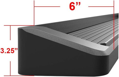 Tuxtreme Black Running Boards Style Compatible with Nissan Pathfinder 2013-2021 (Exclude Platinum) & Infiniti QX60 2013-2016 (Nerf Bars Side Steps Side Bars) in Kuwait