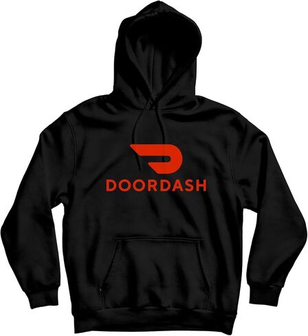 Thread Lightly Door Dash Food Delivery Uniform Long Sleeve Hoodie Warm Sweatshirt Pullover Logo Hoody Courier Driver in Saudi Arabia