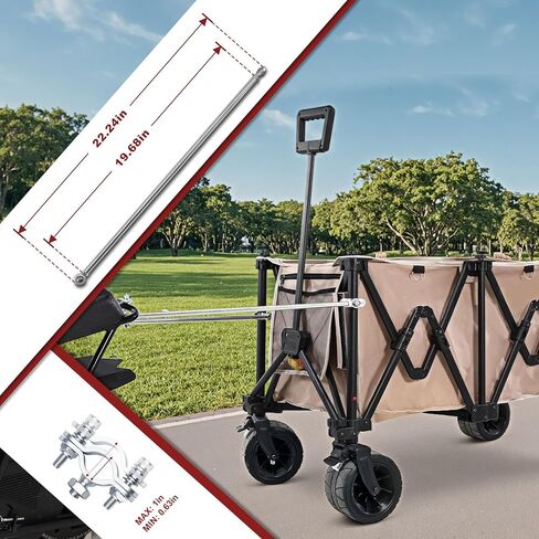 Oryxearth Universal Mini Bike Trailer Hitch Tow Bar, Wagon Pull Rod for Camping Garden Cleanup,Compatible with FRP GMB100, Coleman B100, Monster (Mega) Moto MM-B80 MM-B105, XtremepowerUS 99cc in Kuwait