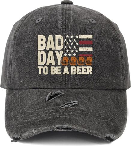 يوم سيء ليكون بيرة، يوم سيء ليكون قبعة بيرة للنساء هدايا قبعة الأب المضحكة للرجال in Kuwait