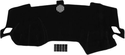 Dash Cover for Nissan Maxima 2016-2023 Dashboard Cover Sun Shade Protect Carpet Polyester Black with Sticker - 1 Set in Saudi Arabia