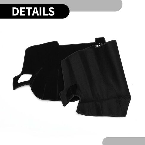 Dash Cover for Nissan Maxima 2016-2023 Dashboard Cover Sun Shade Protect Carpet Polyester Black with Sticker - 1 Set in Saudi Arabia