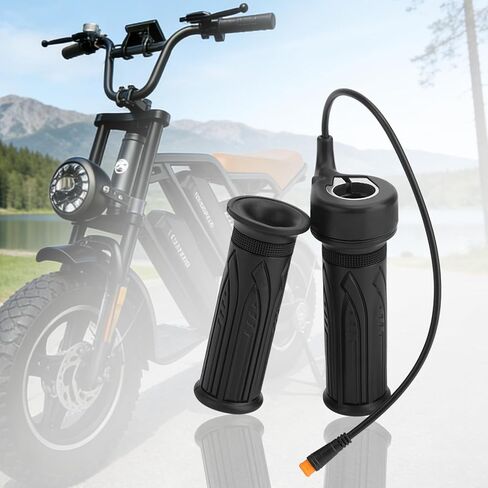 Jerbor Upgraded E-Bike Throttle Grip for Cycrown CycRun/CycRun Classic/CycHunter/CycHunter Pro/EB5 Mini E-Bike, Quick Response Right Hand Control, Waterproof & Non-Slip, Essential E-Bike Accessories in Saudi Arabia