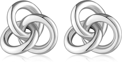 أقراط عقدة ذهبية للنساء أقراط عصرية مكتنزة أقراط متدلية متدلية خفيفة الوزن لا تسبب الحساسية مجوهرات للنساء هدايا عيد الميلاد in Kuwait