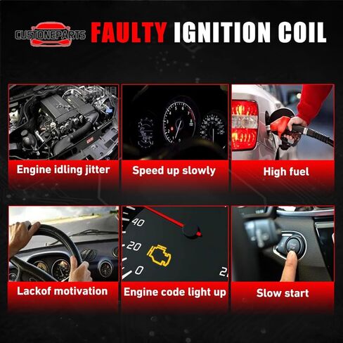 Ignition Coil Pack × 4 & Spark Plug × 4 FIT Honda Civic 1.8 L L4 (2012-2015) & Acura ILX 2.0 L L4 (2013-2015) – Direct Replacement for UF672 / C900 / 97390 in Saudi Arabia