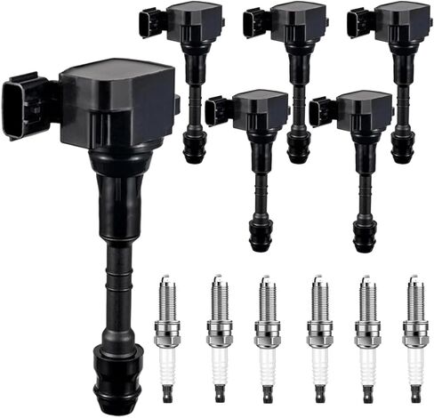 Ignition Coil Pack × 4 & Spark Plug × 4 FIT Honda Civic 1.8 L L4 (2012-2015) & Acura ILX 2.0 L L4 (2013-2015) – Direct Replacement for UF672 / C900 / 97390 in Saudi Arabia