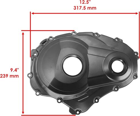 Caltric Clutch Cover and Gasket compatible with Suzuki GSXR1000 2009 2010 2011 2012 2013 2014 2015 2016 in Saudi Arabia