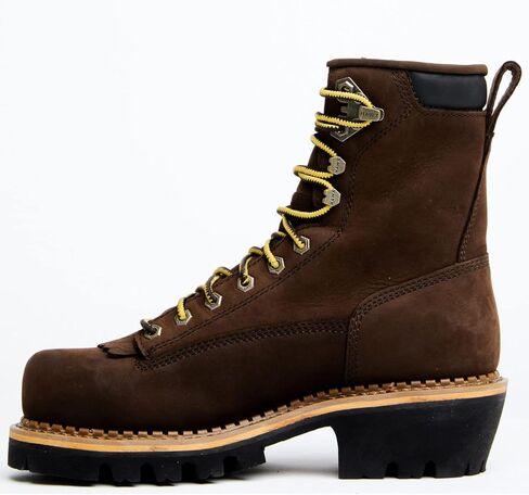 Hawx Work Gear Men's 8" Lineman Lace-Up Waterproof Work Boot Composite Toe Brown 12 D(M) US in Kuwait