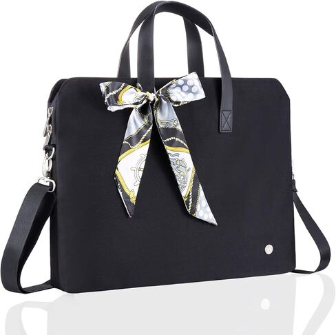 Kamlui 13.3 Inch Laptop Bag - for Women Waterproof Laptop Sleeves Shoulder Messenger Computer Tote Case (13.3 inch, Black)…… in Saudi Arabia