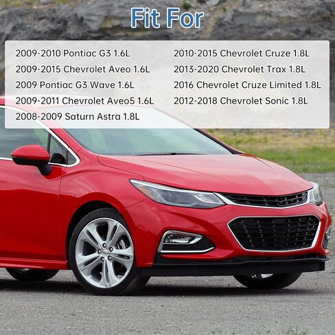 Intake and Exhaust Engine Variable Valve Timing (VVT) Solenoid Compatible with Chevy Aveo Cruze Sonic Trax 1.6L 1.8L, Pontiac G3, Saturn Astra, Replaces 918-006 918006 12992408 55567050 in Kuwait