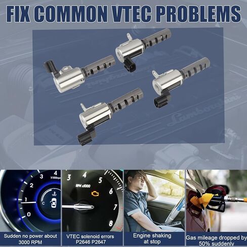1533031030 LH&RH محرك VVT (توقيت الصمام المتغير) الملف اللولبي 4 قطعة مناسب لتويوتا أفالون، كامري، هايلاندر، RAV4، سيينا، فينزا لكزس ES350، RX350 in Kuwait