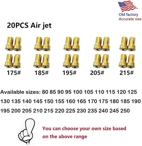 Jetting Kit Fits Weber 40/42/45/48/50 DCOE/IDF Carburetor main jet air corrector 20 jets in Saudi Arabia