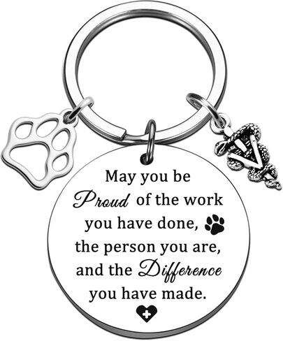 Vet Tech Gifts For Women Veterinarian Appreciation Gifts For Veterinary Student Graduation Gift Vet Tech Week Keychain in Kuwait