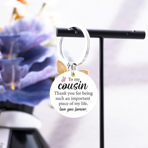 Cousin Gifts for Women Thank You Keychain Gifts for Cousins Female Unique Cousin Birthday Gifts for Women Best Cousin Gift in Kuwait
