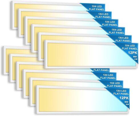 mw 24 حزمة 2x4 LED لوحة مسطحة ضوء جبل، 3500K/4000K/5000K قابلة للتحديد، 30/40/50W، 5500LM، 0-10V تجاري قابل للتعتيم 2x4 Led Drop Ceiling Light للمكتب والمدرسة وUL وDLC مدرج in Kuwait