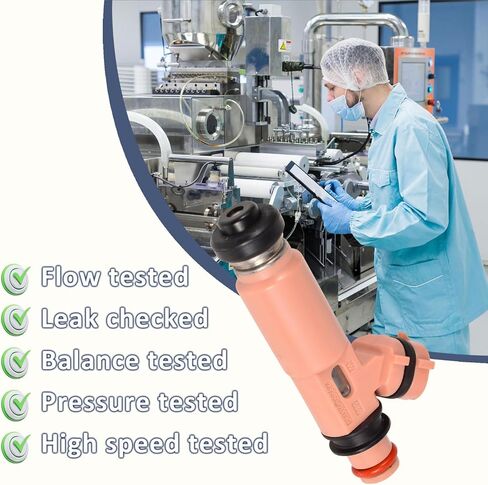 حاقن وقود محرك 3MZ 2004-2010، متوافق مع/تويوتا 3.3 سيينا هايلاندر 2006-2010 |12 فتحة| |مجموعة من 6| يستبدل: 23250-20030 in Kuwait