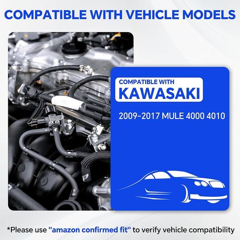 49033-2060 2PCS Fuel Injector Compatible with 2009-2017 Kawasaki Mule 4000 4010 Replace 490332060 EAT259 in Saudi Arabia