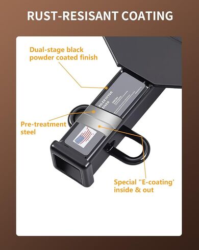 Class 3 Trailer Hitch 2-Inch Receiver Compatible with Chevy Trax 2024–2025 &Buick Envista 2024–2025 | 2,000 lbs GTW / 200 lbs TW in Kuwait