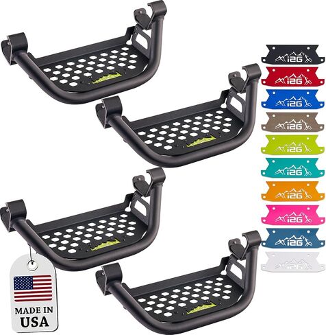 IAG V3 Drop Down EZ-Step for Ford Bronco 2021+ 4 Door (4 Steps, White Plate) - Does Not Fit Raptor/Sport in Kuwait