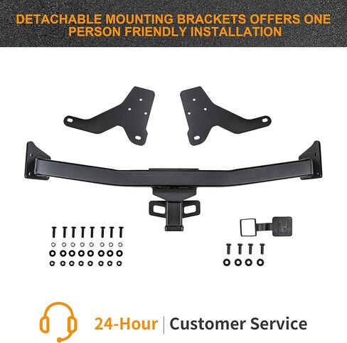 Autekcomma Class 3 Trailer Hitch, Compatible with Toyota Grand Highlander 2024 2025, Lexus TX 350, 500h, 500h+ 2024-2026, Tow Hitch 2-Inch Receiver, Multi-Fit Hitch to Receive Ball Mount. Black 13519 in Kuwait