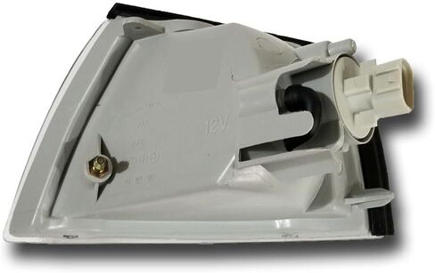 Right Passenger Signal Parking Light Assy Bulbs for Mitsubishi for Mirage DE/LS 1997-2002 1157Na (Orange)-Bulb Shape Code Chrome (Crystal)-Housing Clear W/Amber-Lens 12 V in Kuwait