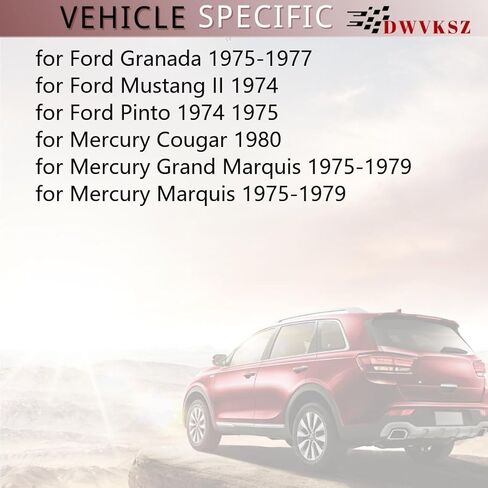 1x مقبس لمبة إضاءة ركن السيارة يستبدل #5472A, 08567 لسيارة Ford Granada 5.8L 1975 1976 1977، لسيارة Mercury Grand Marquis 5.0L 1979، لسيارة Marquis 5.8L 1978 1979، لسيارة Mustang II 2.3L 1974 in Saudi Arabia