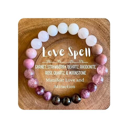 سلة عيد الفصح الحشوات الحب سوار الكريستال الطاقة للنساء العقيق، الكوارتز، الكوارتز الوردي، هدايا حجر القمر الرودونيت لأساسيات حشو بيض عيد الفصح، عيد ميلاد، شفاء سوار الأحجار الكريمة هدية لها in Kuwait