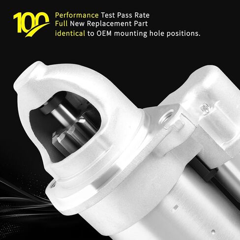 Oktiger New Starter Motor Fit for Hyundai Sonata 2011-2014, Santa Fe Sport 2013-2014, Tucson 2011-2015, for Kia Optima 2012-2015, Forte 2011-2013 L4 2.0L 2.4L 12V 1.2KW, OE:361002G200, 6974N (All New) in Kuwait