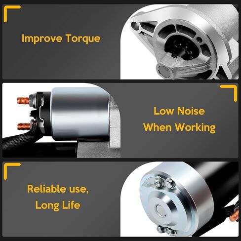 SELEAD Starter Fit for jeep Cherokee 1999-2001 Grand Cherokee/TJ Series/Wrangler 1999-2002 4.0L(242) L6 OE: SMT0077 17749N in Kuwait