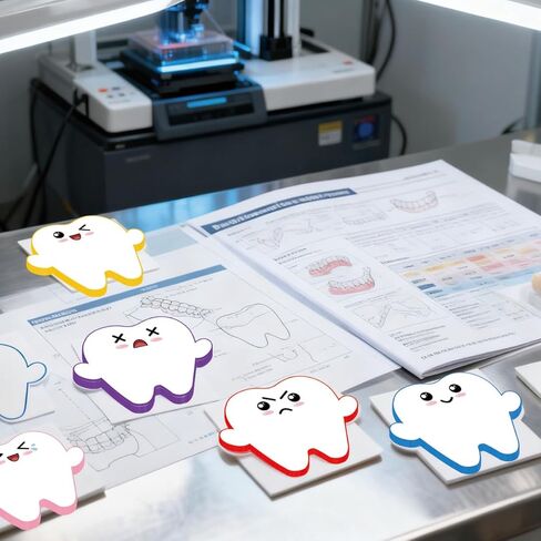 6 Set Dental Assistant Sticky Notes 2.36 x 3.07 inch Tooth Shaped Memoeo Pad 300 Page Nurse Practitioner Tools Funny Dental Hygienist Team Office Clinic Stationery of Women Nurse Clinic in Saudi Arabia