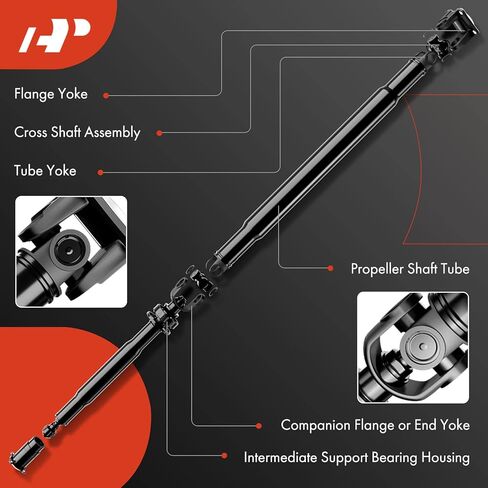 A-Premium Rear Complete Drive Shaft Prop Shaft Driveshaft Assembly Compatible with Dodge & Freightliner & Mercedes-Benz Sprinter 2500 Sprinter 3500, V6 3.0L, RWD 144" Wheelbase, Replace# 68006622AA in Saudi Arabia