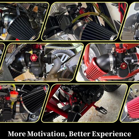 PE22 Carburetor 22mm Carburetor Kit for 110cc 125cc 130cc 140cc Apollo,TaoTao,Lifan,Kayo,SSR,Honda Dirt Bikes Pit Bikes ATVs with Carb Jets 48mm Air Filter in Saudi Arabia