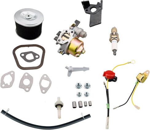 JJing 2 Pack Adjustable Carburetor Air Filter Kit for Honda GX160 GX200 GX140 Harbor Freight 212 173 R210 Engine Go Kart Champion Generac 163cc 196cc 208cc 212cc Engine Power Equipment in Kuwait