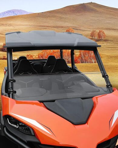 Clear Hard Coat Poly Half Windshield for CFMOTO ZForce 950 Sport & Sport-4/ 950 Trail/800 Trail 2023-2025 Accessories, Heavy Duty Polycarbonate Windscreen Scratch Resistant Front Half Window in Saudi Arabia