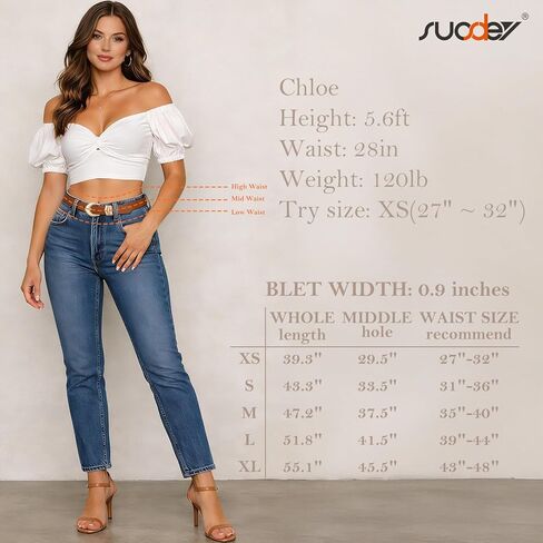 SUOSDEY Leather Belts for Women Skinny Waist Belt with Gold Buckle Elegant Ladies Belt for Jeans Pants Dress in Saudi Arabia