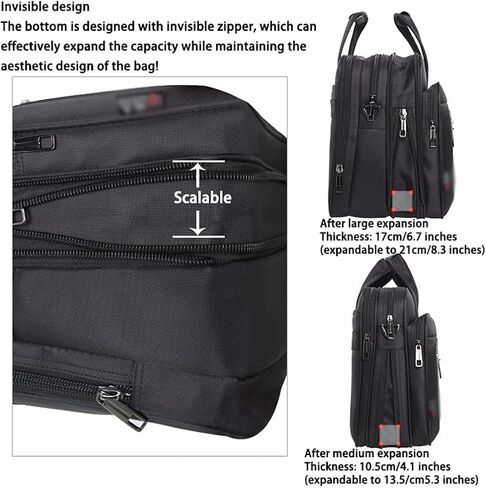 Business Men's Briefcase Women Handbags Laptop Bags 16 17 19 Inch Oxford Crossbody Travel Bag(19inch) in Kuwait