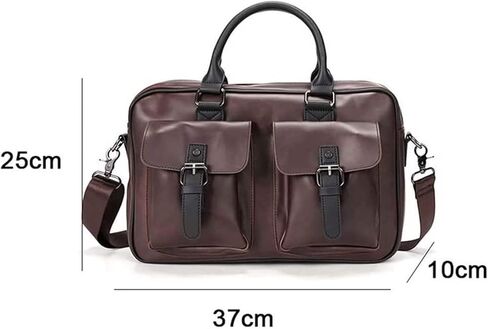 PU Leather Men's Briefcases 13inch Laptop Bag Office Bags for Men Document Business Shoulder Messenger in Kuwait