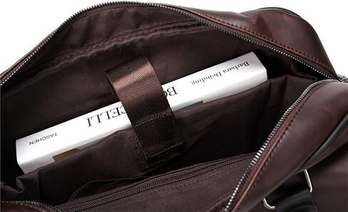 PU Leather Men's Briefcases 13inch Laptop Bag Office Bags for Men Document Business Shoulder Messenger in Kuwait